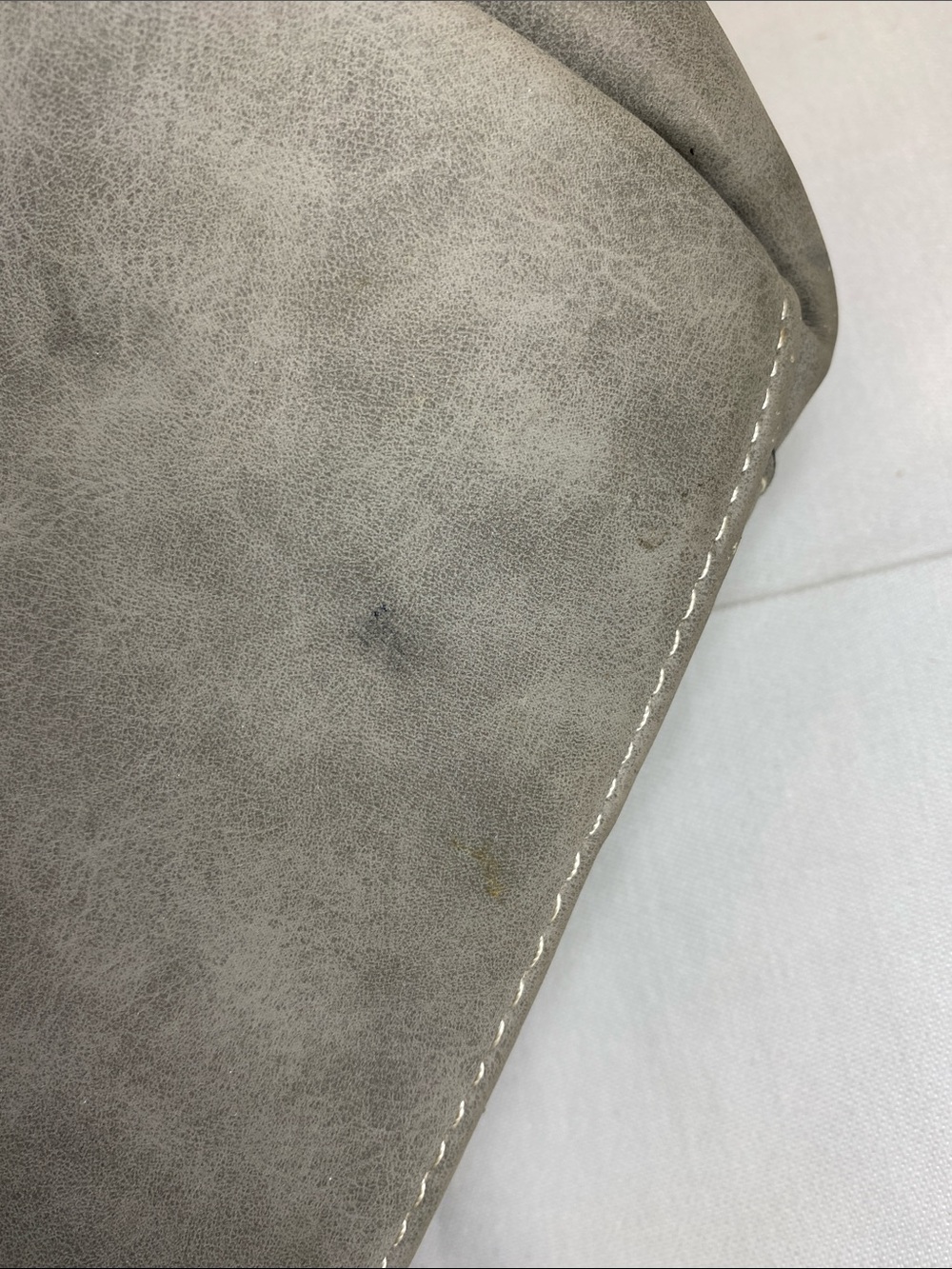 boc Gray Suede-Style hobo Shoulder Crossbody Bag adjustable strap - Picture 8 of 15